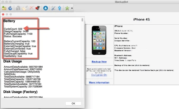 nombre de cycles batterie iphone-infoidevice