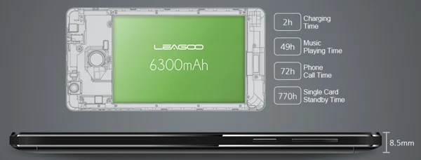 autonomie leagoo shark 1-infoidevice