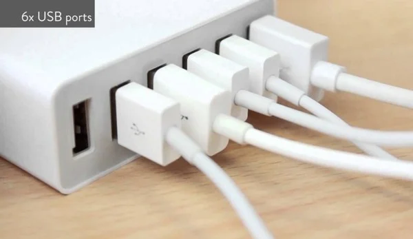 recharger 6 appareils par usb-infoidevice