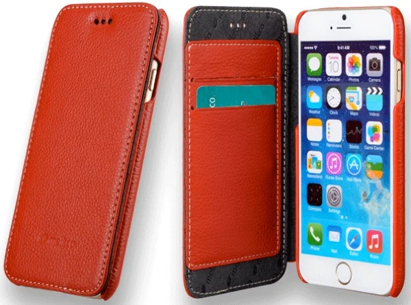 housse cuir melkco iphone 6-6s - infoidevice