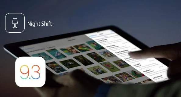mode nuit night shift ios 9.3-infoidevice
