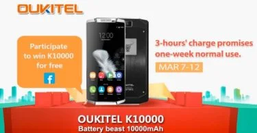 smartphone oukitel k10000 en promo-infoidevice