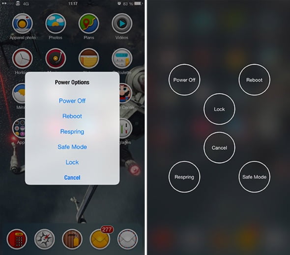 PowerDown Customizer cydia-infoidevice