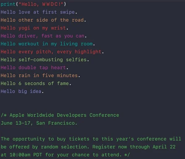 invitation wwdc 2016-infoidevice