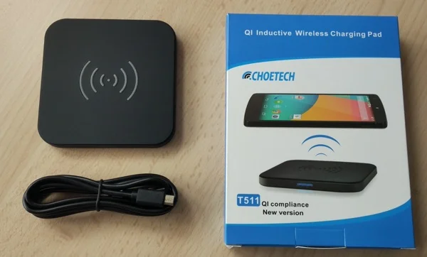 package chargeur sans fil qi choetech-infoidevice