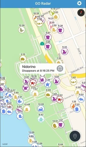 pokemon go radar-infoidevice
