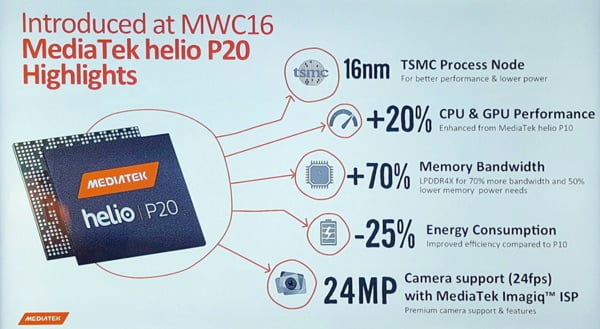 processeur helio p20 vernee mars-infoidevice