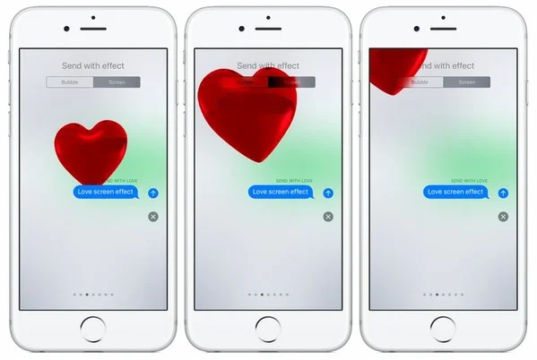 effet love imessage ios 10.2-infoidevice