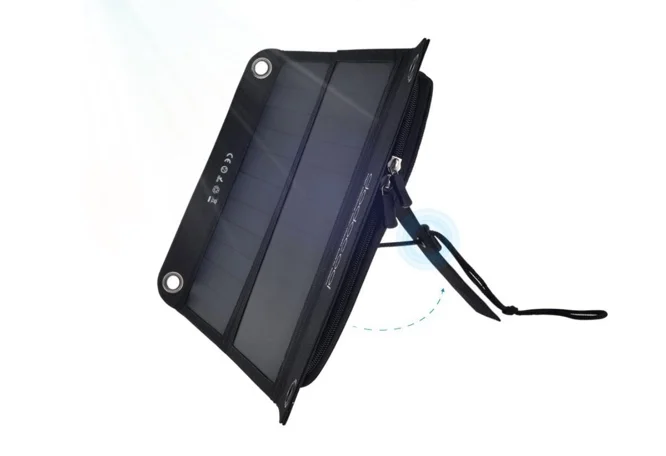 dodocool chargeur panneau pliable solaire USB 12W 10000mah powerport