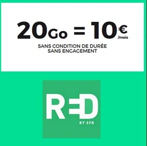 bon plan red by SFR 20 Go infoidevice