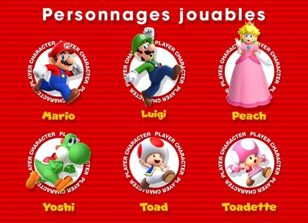 personnages jouables super mario run infoidevice