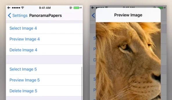 tweak PanoramaPapers cydia infoidevice