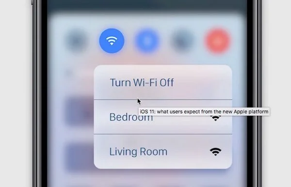amelioration centre de controle ios 11 infoidevice