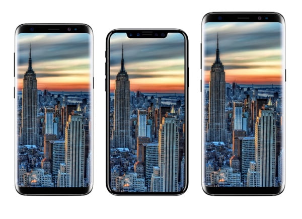 comparaison taille iphone 8 avec galaxy s8 infoidevice