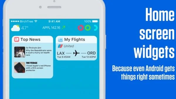 widget ios 11 infoidevice