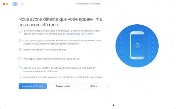 analyse profonde phonerescue android infoidevice
