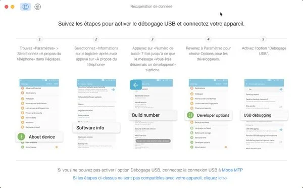 debogage usb ponerescue android infoidevice