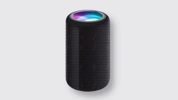 maquette assistant domestique siri avec un design mac pro infoidevice