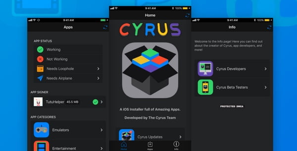 applications gratuites cyrus installer infoidevice