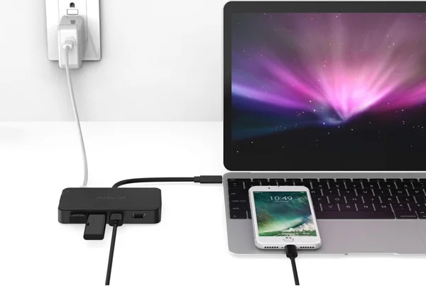 recharger macbook hub usb dodocool dc47 infoidevice