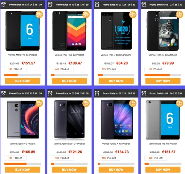 promo smartphones 7 septembre 2017