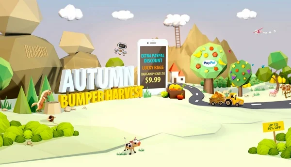 promotion automne 2017 gearbest