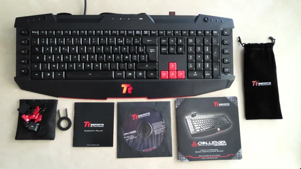 revue clavier ttesports challenger ultimate gamer infoidevice