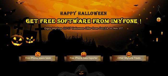 imyfone umate et imyfone d-port gratuits pour halloween