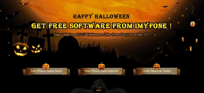 imyfone umate et imyfone d-port gratuits pour halloween