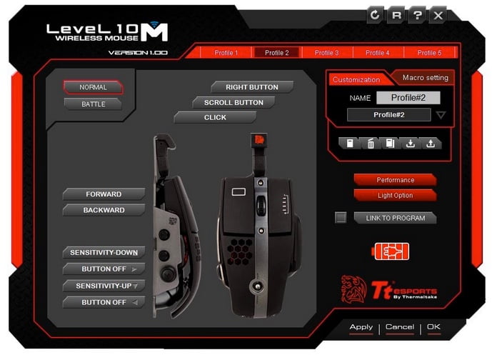 logiciel pour souris gamer thermaltake tt esports level 10m hybrid infoidevice