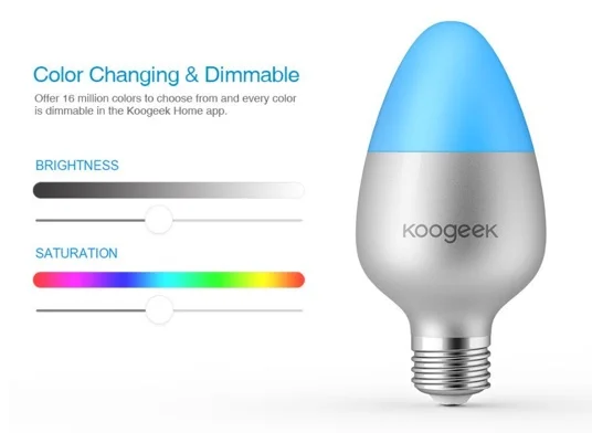promotion lampe led wifi koogeek