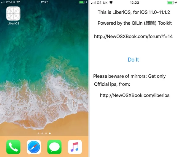 liberios jailbreak iphone ios 11