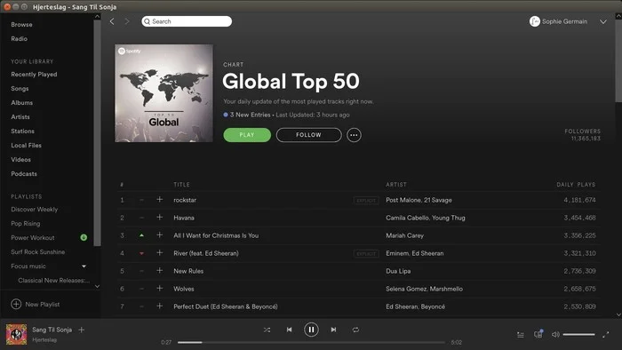 nouvelle application spotify pour linux