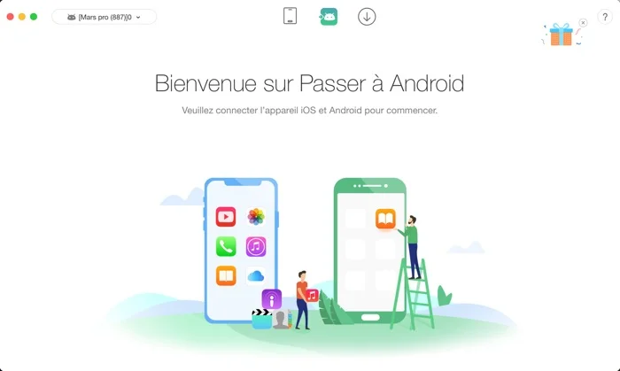 anytrans android transferer ios vers android