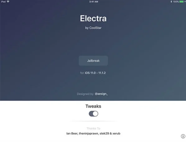 toolkit jailbreak electra ios 11