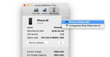 coconutbattery version 3.6.6