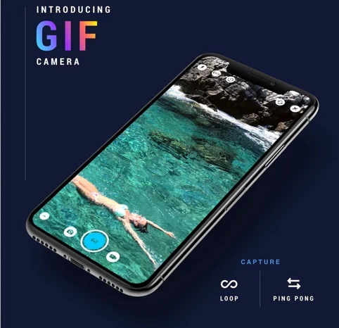 creation de gif sur ios avec infltr