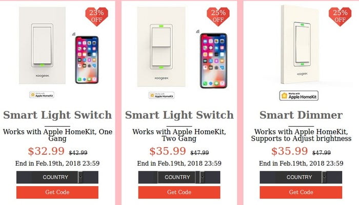 promotion smart light switch koogeek