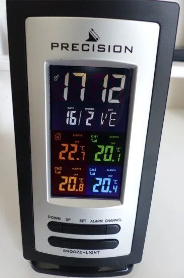 test thermometre precision multi capteurs