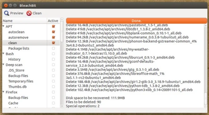 bleachbit alternative open soure ccleaner linux mac windows
