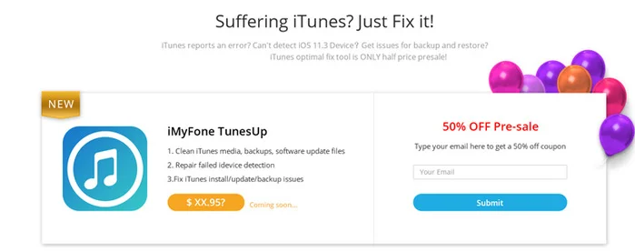 nouveau logiciel imyfone tunesrescue