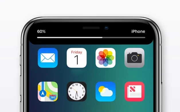 nouvelle barre de son iphone ios 12