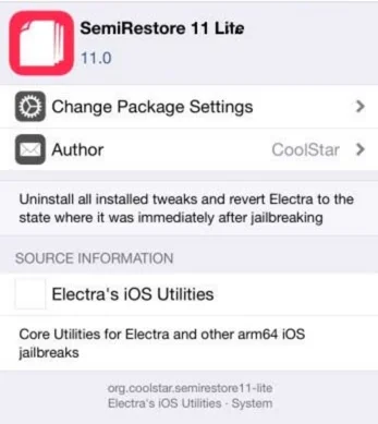 utilitaire semirestore 11 lite