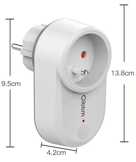 dimensions smart plug oittm