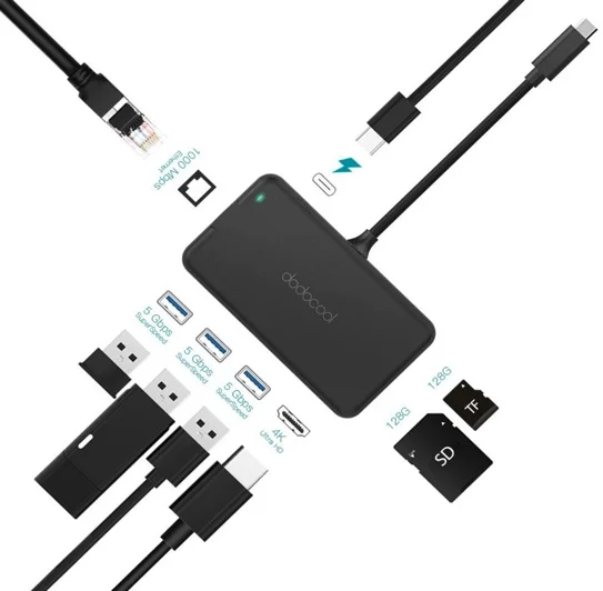 dodocool thunderbolt 3 hub usb-c