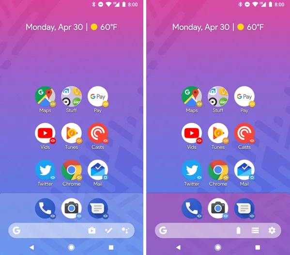 action launcher android 9