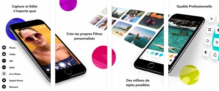 nouveautes app photo infltr