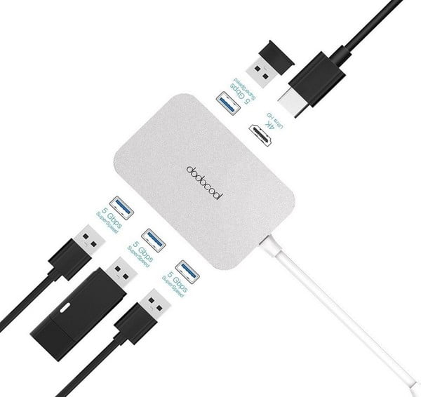 hub usb-c dodocool pour macbook et chromebook