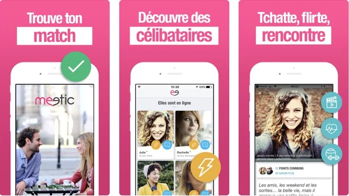 application meetic