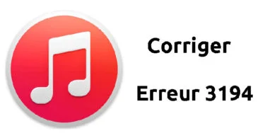 corriger erreurr 3194 itunes